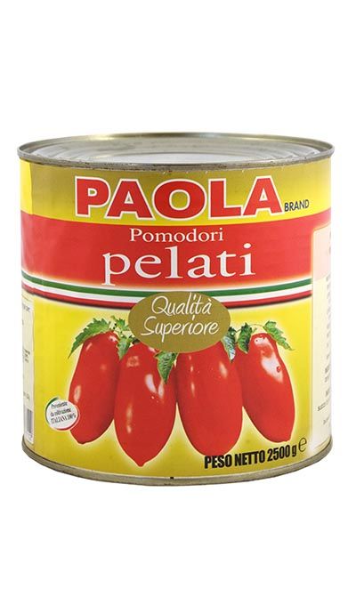 PAOLA TOMATOES PEELED (RED LABEL) | Casa Julia